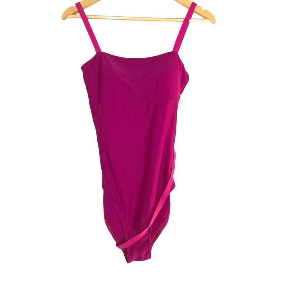 Summersalt Fused Oasis One Piece Swimsuit Fuchsia Pink Size 8 NWOT - Picture 2 of 9